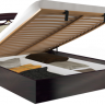 Кровать с подъемным механизмом MRK- Роселла Мягкая спинка Перо рубино 160х200