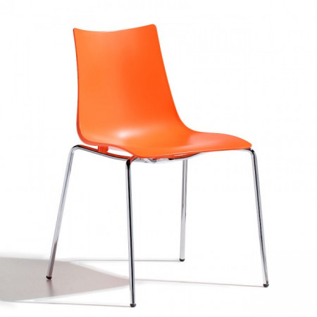 Стул пластиковый VLL- SCAB ZEBRA 2615 (графит, голубой, оранж)