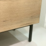 Комод с подсветкой Perfect Home Ланг/Lang 2-дверный с 3 ящиками 2D3S/150 Черный/дуб эвок