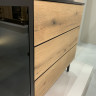 Комод с подсветкой Perfect Home Ланг/Lang 2-дверный с 3 ящиками 2D3S/150 Черный/дуб эвок