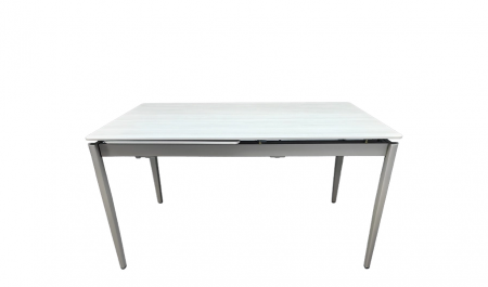 Стол раскладной TOP- Хит бежевый мат/ тауп ноги 140/200х80х75 см 