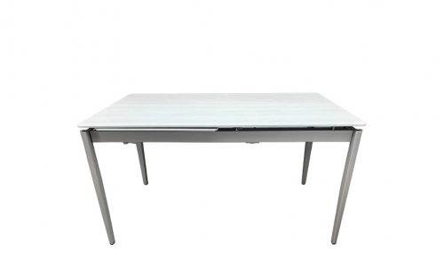 Стол раскладной TOP- Хит бежевый мат/ тауп ноги 1400/2000X800X750 