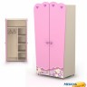Шкаф 2-х дверный BR-Pn-02-1 Pink (Пинк)