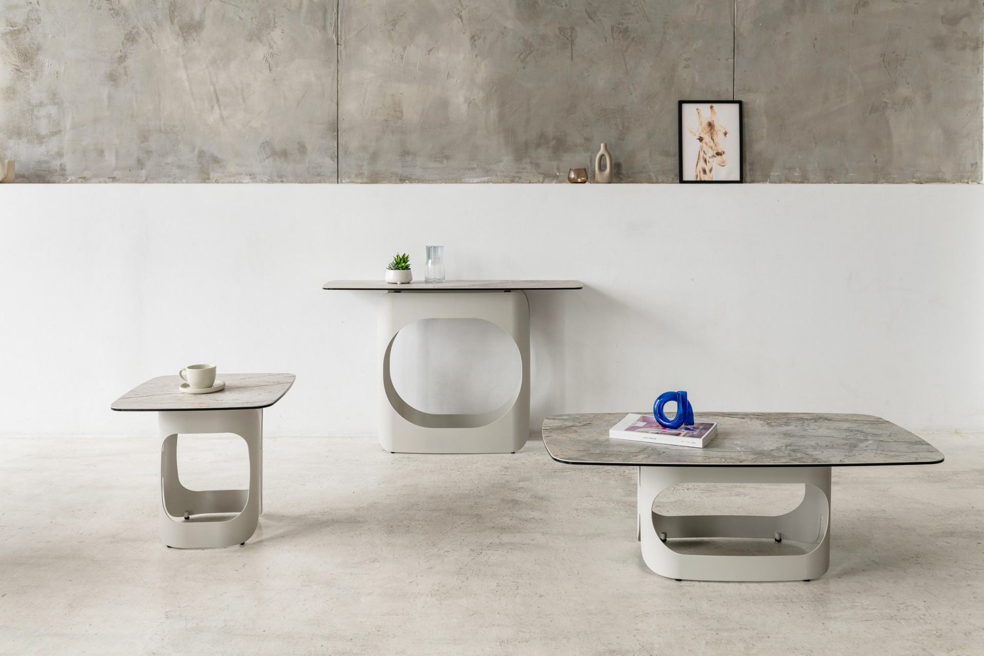 Стол журнальный VTR- Арно (сильвер ривер/айвори)