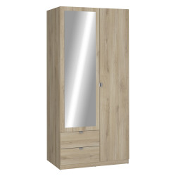 IDEA Шкаф 2-дверный МЕЛЛИ дуб