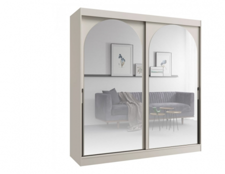 Шкаф-купе Signal MODIN 200 200х215х65 кашемир / черный