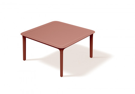 Стол кофейный уличный VLL- FERNE Rimo (коричневый, белый, кирпичный)