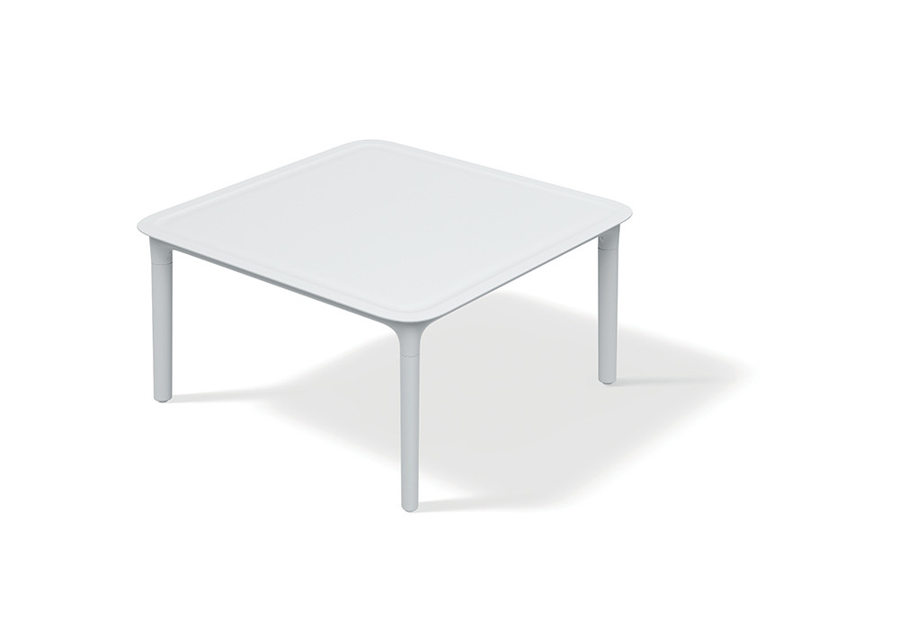 Стол кофейный уличный VLL- FERNE Remo (коричневый, белый, кирпичный)