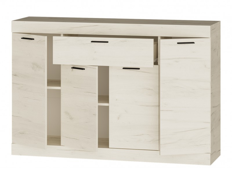 Комплект в гостиную EVR- Соната-12 крафт белый