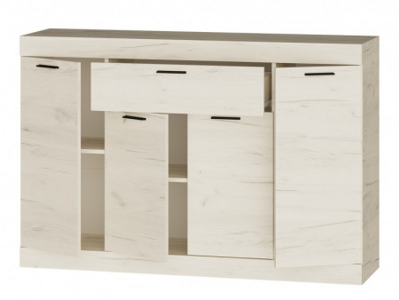 Комплект в гостиную EVR- Соната-12 крафт белый