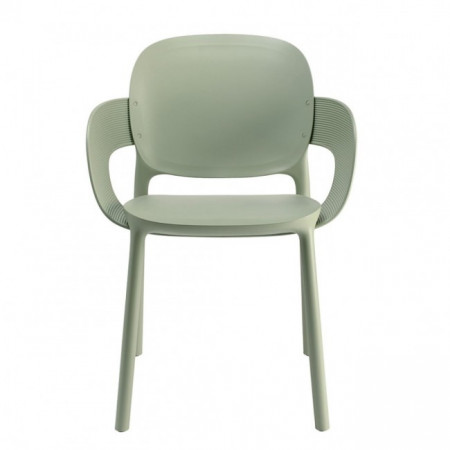 Кресло обеденное уличное VLL- SCAB Hug 2382 (зеленый, светло-зеленый)​