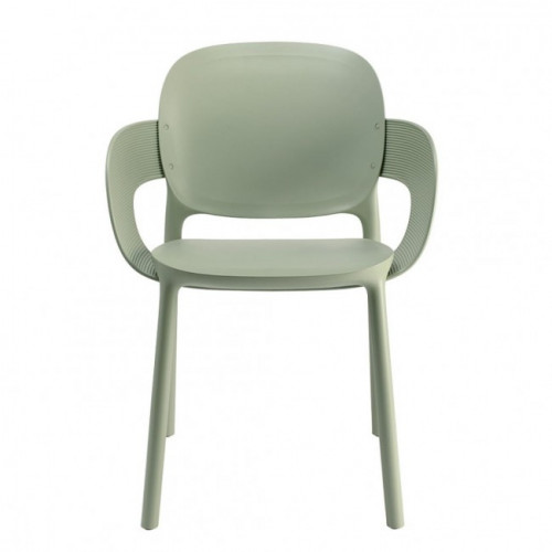 Кресло обеденное уличное VLL- SCAB Hug 2382 (зеленый, светло-зеленый)​