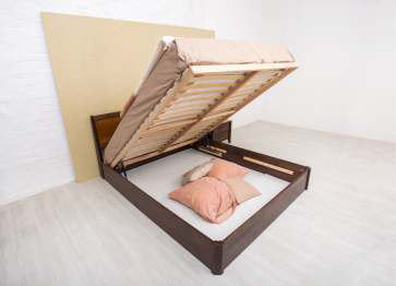 Кровать с подъемным механизмом BIO- Мария Сити (без изножья) Филенка