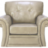 Кресло BLN- Стэнли (кожа, серый)