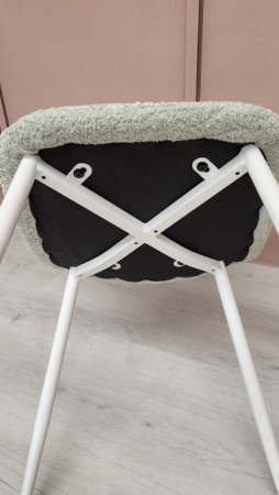 Стул кухонный VTR- N-160 мятный букле + белый 