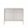 Комод Perfect Home Nova 2-дверный с 2 ​​ящиками и золотыми ножками KSZ104 Серый