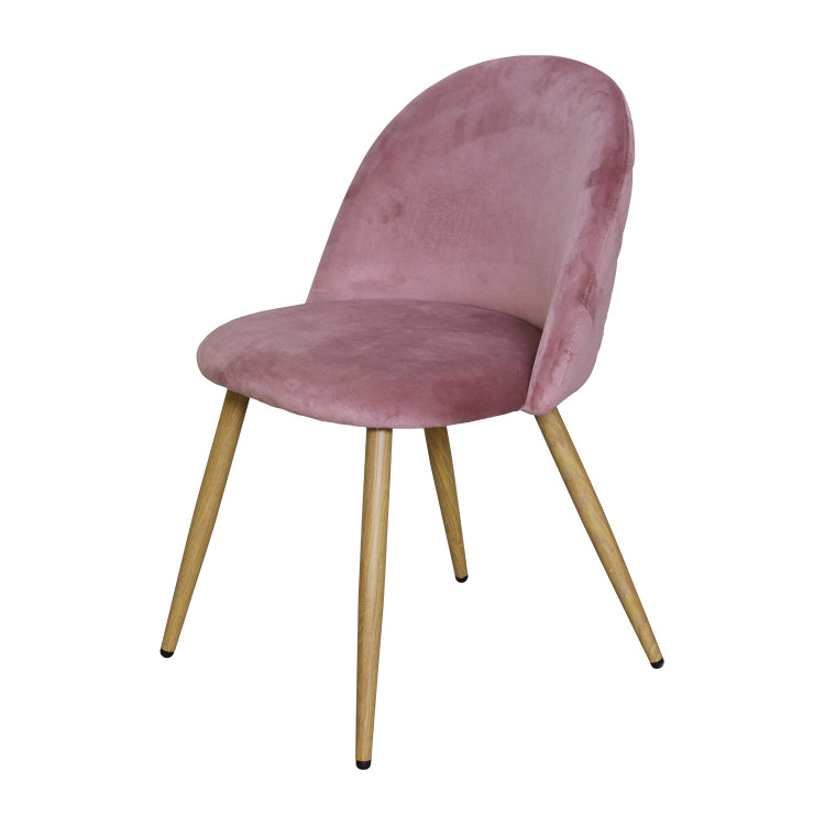 IDEA обеденный стул LAMBDA розовый бархат