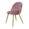 Фото №1 - IDEA обеденный стул LAMBDA розовый бархат