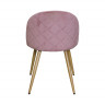 Фото №4 - IDEA обеденный стул LAMBDA розовый бархат