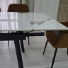 Стол керамический раскладной VTR- TM-98 панда вайт/ черный  150-210*90*76