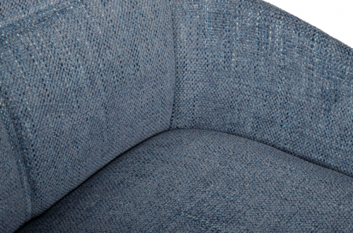 Кресло поворотное модерн NL- OLIVA синий