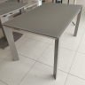 Стол обеденный EXI- Римини-3 (стекло, тортора)