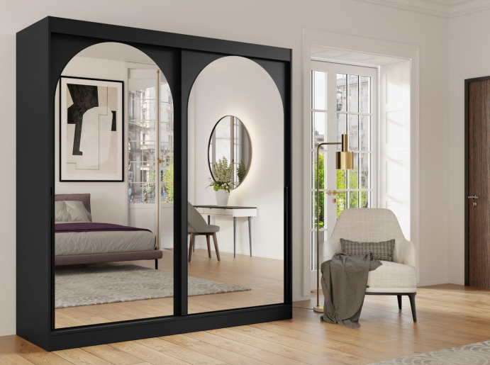 Шкаф-купе Signal MODIN 200 200х215х65 черный / черный 