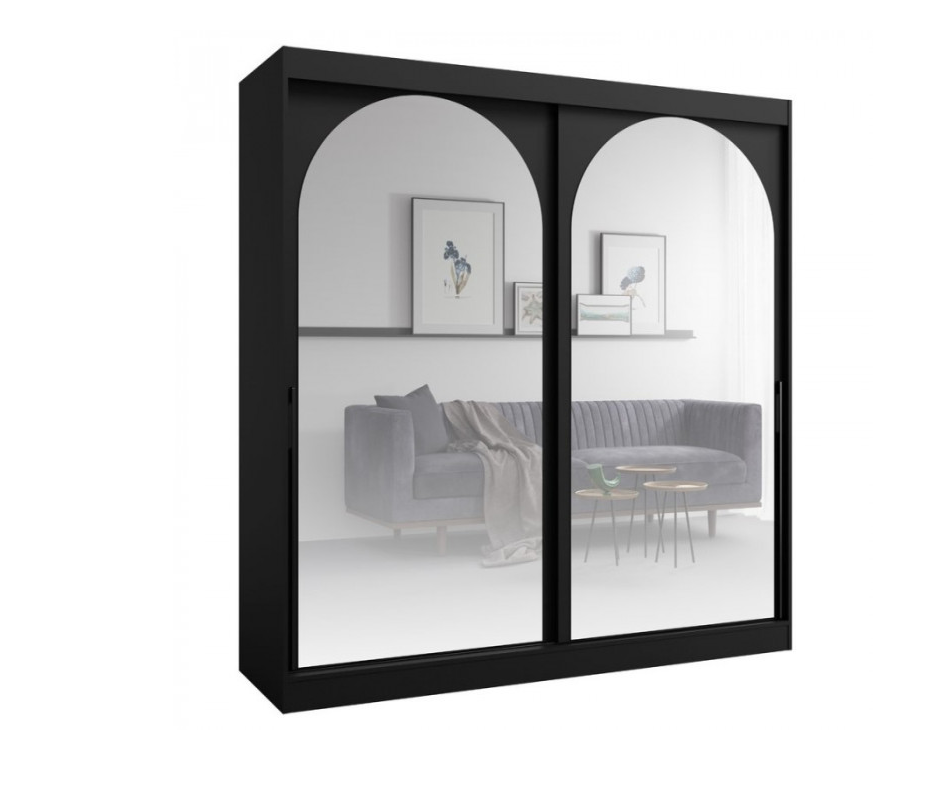 Шкаф-купе Signal MODIN 200 200х215х65 черный / черный 