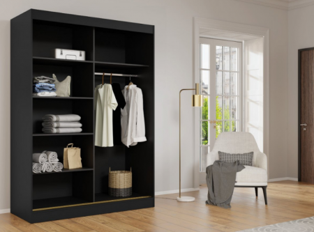 Шкаф-купе Signal MODIN 200 200х215х65 черный / черный 