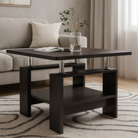 Стол журнальный EVR- СЖ-2 венге темный