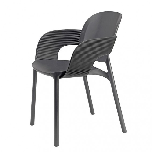 Кресло обеденное уличное VLL- SCAB Hug 2382 (желтый, антрацит)​