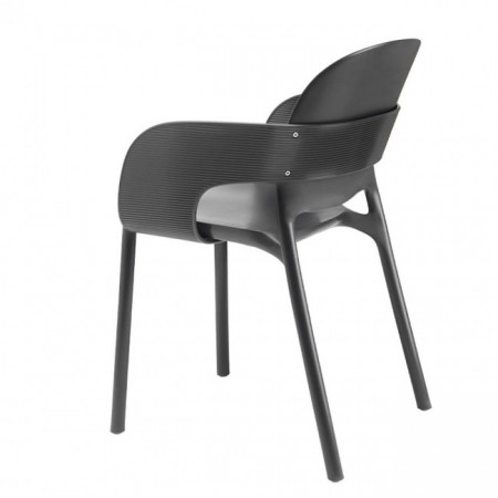 Кресло обеденное уличное VLL- SCAB Hug 2382 (желтый, антрацит)​