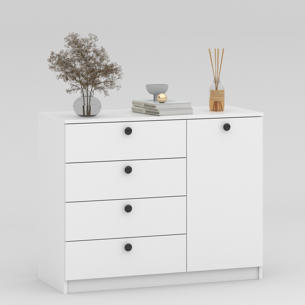 Комод Марк-1 80х100х42 см KOD- КМ-5-1ф