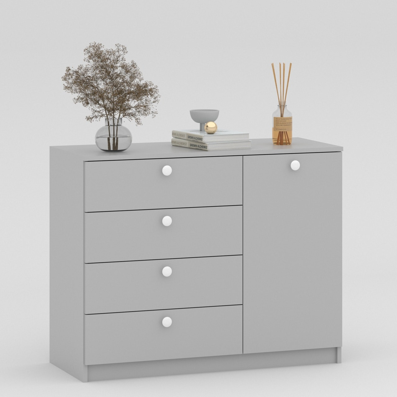 Комод Марк-1 80х100х42 см KOD- КМ-5-1ф