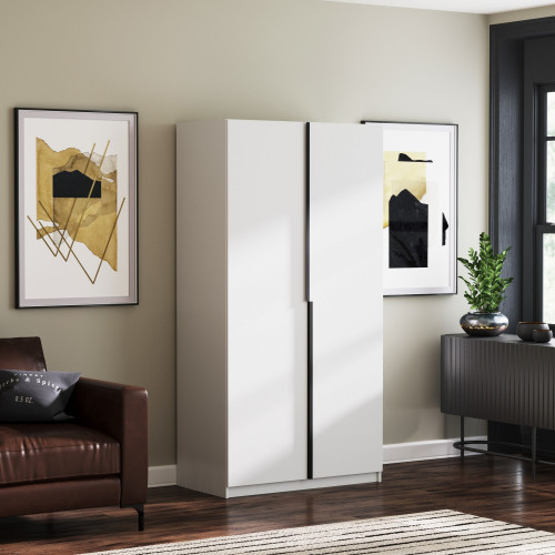 Шкаф с аллюминиевыми ручками KOD- ШК-100ящ Лонг