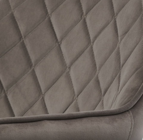 Кресло обеденное CON- ANTIBА (Антиба) ткань пудровый серый