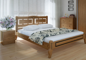 Кровать деревянная с механизмом MOM- Пальмира Люкс