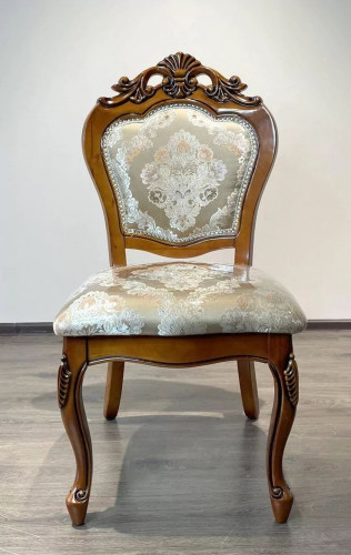 Стул деревянный Сlassic EXI- Daming 8048 F (ткань 8042D-A)