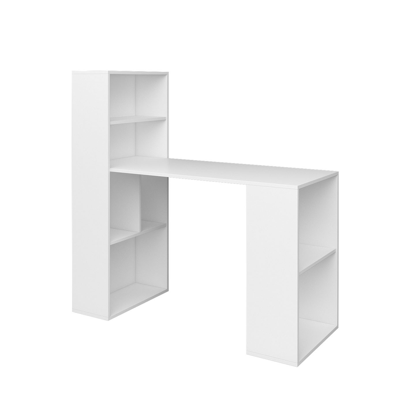 Письменный стол с полкой Helvetia WHITBY 2497ME03 (белый)