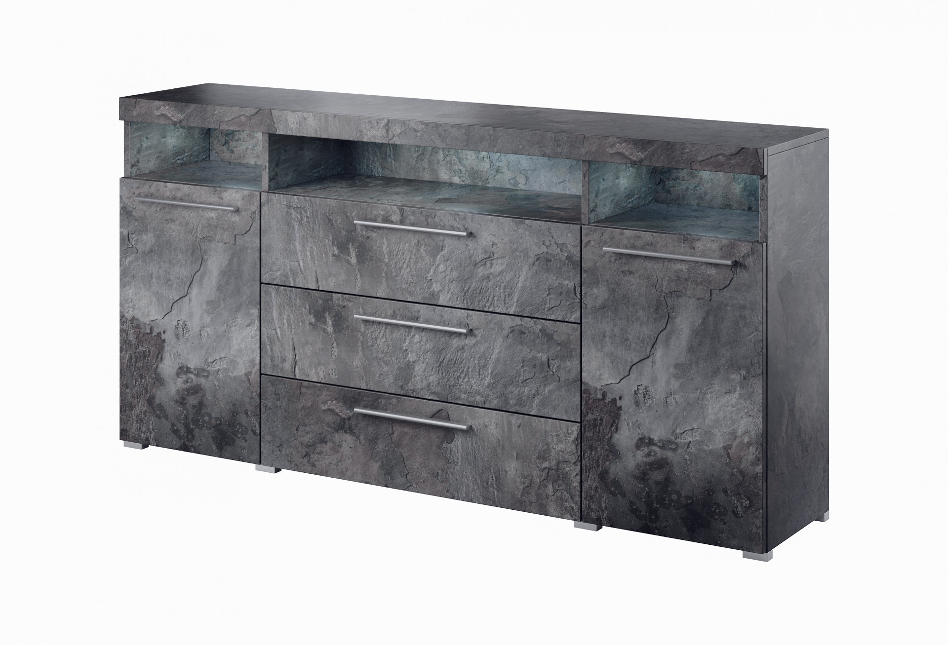 Комод на 2 двери и 3 ящика Helvetia INDIA 24B0DE25 (шиффер)