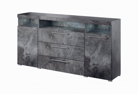 Комод на 2 двери и 3 ящика Helvetia INDIA 24B0DE25 (шиффер)