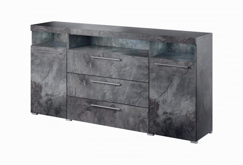 Комод на 2 двери и 3 ящика Helvetia INDIA 24B0DE25 (шиффер)