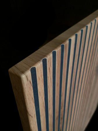 Комод на 2 двери с подсветкой Perfect home Sento K104 (черный/дуб вотан)