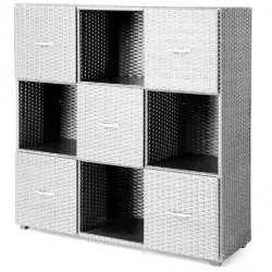 Шкаф из техноротанга PRA- Лего 140х40х145 см.