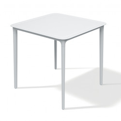 Стол квадратный уличный VLL- FERNE Rimo (коричневый, белый, кирпичный)