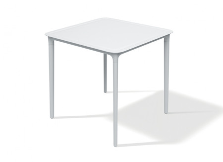 Стол квадратный уличный VLL- FERNE Rimo (коричневый, белый, кирпичный)