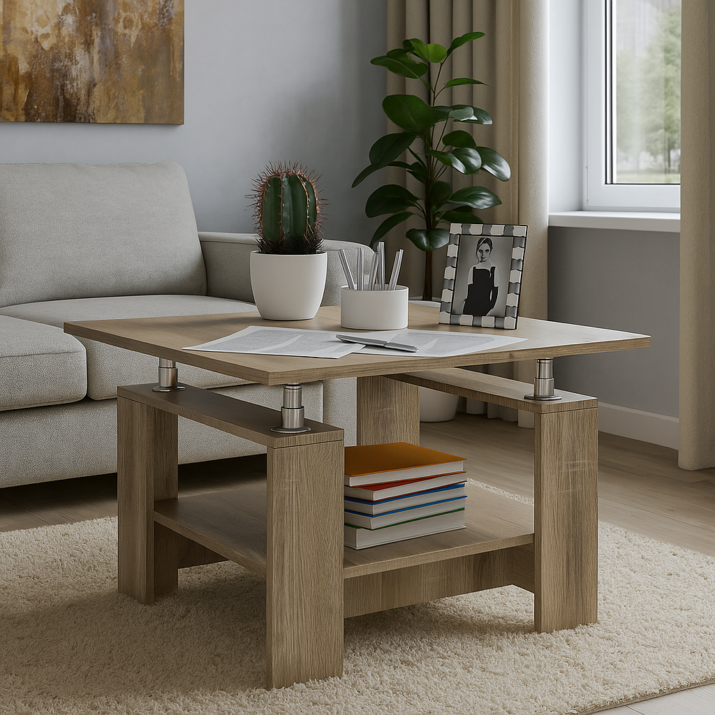 Стол журнальный EVR- СЖ-2 дуб Сонома