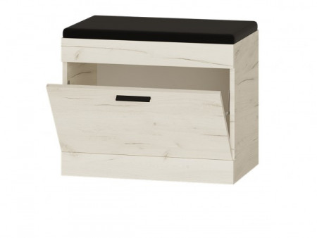 Тумба для обуви в прихожую EVR- Соната ТО-600 крафт белый