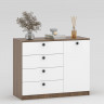 Комод Марк-1 80х100х42 см KOD- КМ-5-1ф (белый фасад)