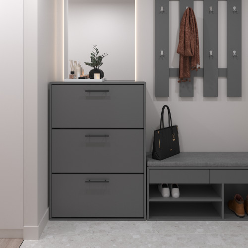 Тумба для обуви 117х80х32 см KOD- ОП-3